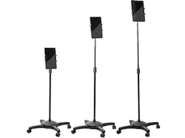 Mobiele Tablet Standaard op wielen voor tablets van 7 tot 11 inch