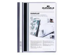 Snelhechtmap Durable Duraplus A4+ grijs