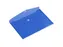 Enveloptas Europel A5 250x180mm dwars transparant blauw