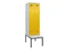locker met bank,voor scheiding van kleding,HxBxD 2120x600x815mm,2vak