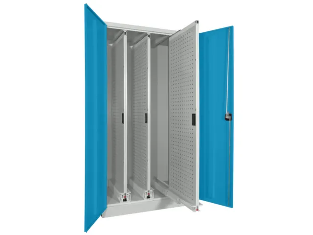 verticale kast cil.slot HxBxD 1950x1000x600mm RAL7035 front RAL5012