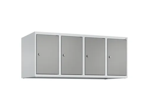 opzetkast,v. locker,4vak.,vak B 300mm,HxBxD 500x1200x500mm