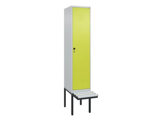 locker voor scheiding van kleding,HxBxD 2120x400x815mm,1vak