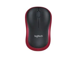 Logitech LGT-M185R Draadloze Muis Rood - 1