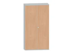 Kantoorkast 1920x1000x430mm Decor Romp Lichtgrijs Decor Front Beuken