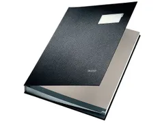 Vloeiboek Leitz 5700 zwart 20 vakken