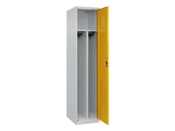 locker voor scheiding van kleding,HxBxD 1850x400x500mm,1vak