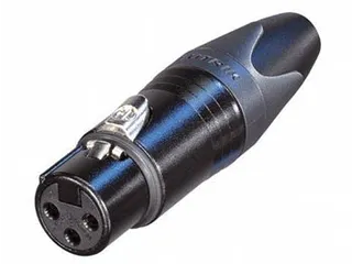 Neutrik - Xlr Kabeldeel, 3-Polig Vrouwelijk, Verzilverd, Zwart - 1