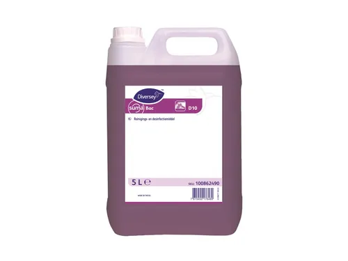 Diversey Suma Bac D10 Reiniging en desinfectie 5 liter