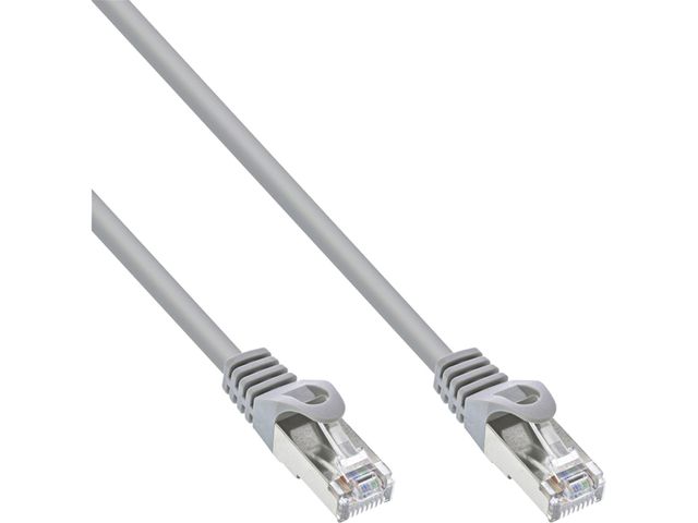 Kabel InLine Cat.5e SF UTP 1.5 meter grijs | HardwareKabel.be