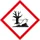 Gevarensymbool Aquatoxisch Zelfklevende Folie 25x25mm Vel