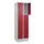 lockerkast,HxBxD 1950x600x500mm,2x3vakken,vak B 300mm,cil.-slot,sokkel