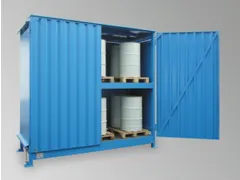 Stellingcontainer Gevaarlijke Stoffen Max. 40X200L Vaten Staand