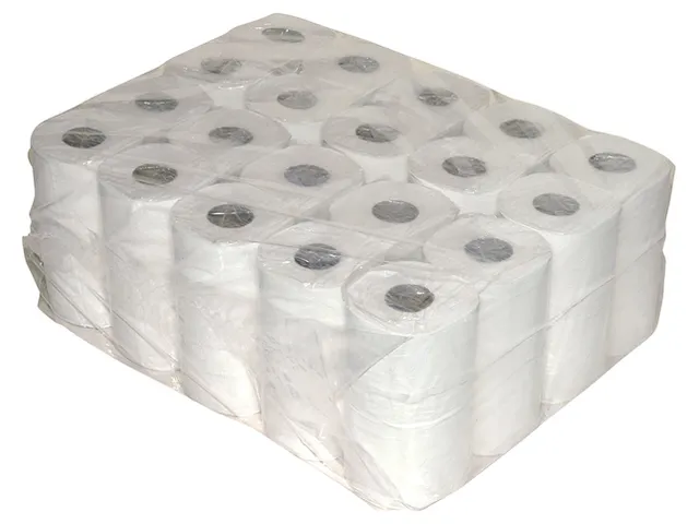 Toiletpapier Cleaninq 2-laags Recycled Wit 400vel 40 rollen
