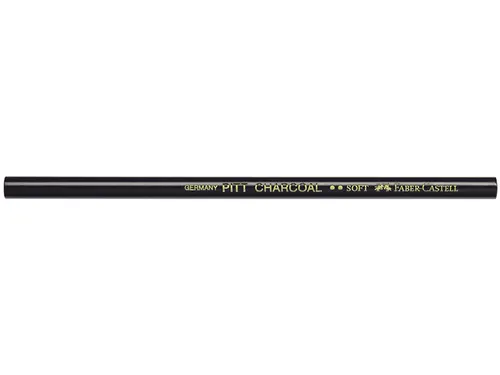 Faber Castell Pitt Monochrome Houtskoolpotlood Zwart Zacht