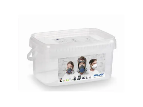Boîte de rangement Moldex 7995 pour masque demi-visage, la pièce