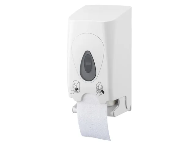 Toiletpapier Dispenser 2 Rollen Verticaal Wit