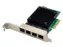 4-poorts 2,5 Gigabit Ethernet-netwerkkaart RJ45 PCI Express