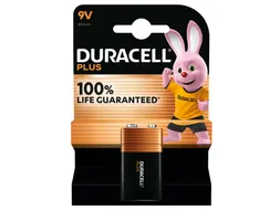 Batterij Duracell Plus 1x 9Volt
