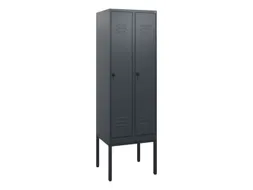 locker,HxBxD 1950x600x500mm,2vak,vak B 300mm,draaigrendel