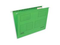 Flex type hangmap voor lade A4 V bodem karton groen