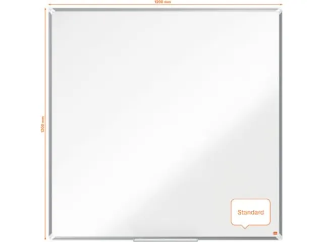 Nobo Whiteboard 120x120cm Staal Premium Plus Magnetisch