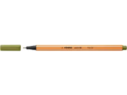 Fineliner STABILO point 88/37 fijn moddergroen
