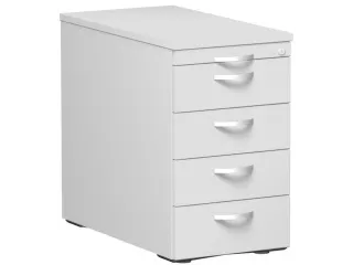 Ladenblok Hxbxd 720x430x800mm Pennenlade 4 Laden Bladdecor Lichtgrijs - 2