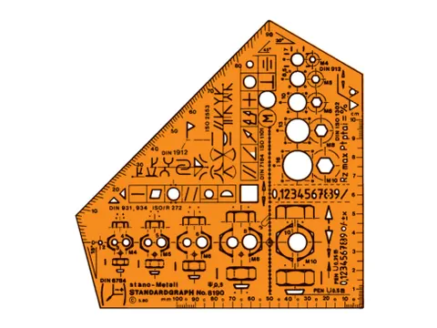 Sjabloon Standardgraph Metaalbewerking