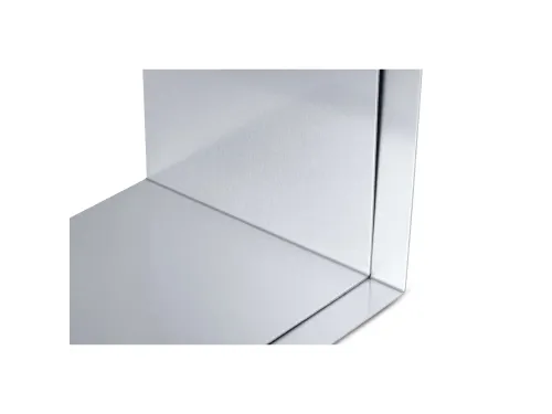Boekensteun MAUL aluminium 16x15x21cm set 2 zilver
