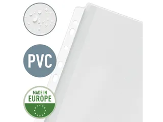 Showtas Leitz 4757 A4 11-gaats PVC 0.17mm glad met klep - 7
