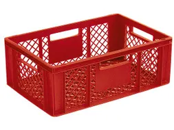 Euronorm Stapelkrat Pe 2200x600x400mm 43liter Open Rood