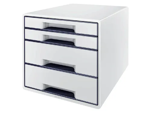 Ladenblok Leitz WOW Cube 4 laden wit/grijs