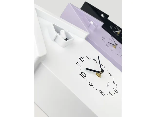 Wandklok NeXtime Twitter 21,5x41,5 cm zwart
