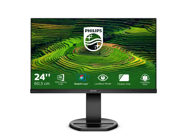 Philips B-Line LCD Monitor 24 Inch Zwart