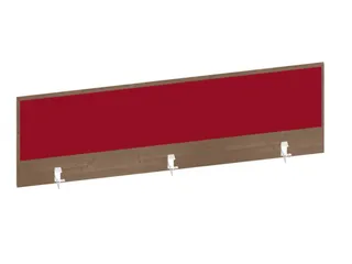 baliepaneel,v. bureau,aanbouw achter,B 1600mm,NT-cherry,BN4011-rood - 1