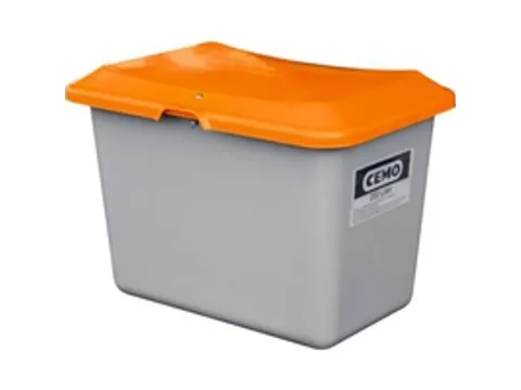 strooigoedbak,400l,HxBxD 670x1210x820mm,GVK,grijs,deksel oranje