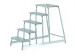 machine-opstapje bordes H 800mm 4treden aluminium