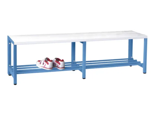 omkleedbank,HxLxD 430x1500x370mm,onderstel RAL5012