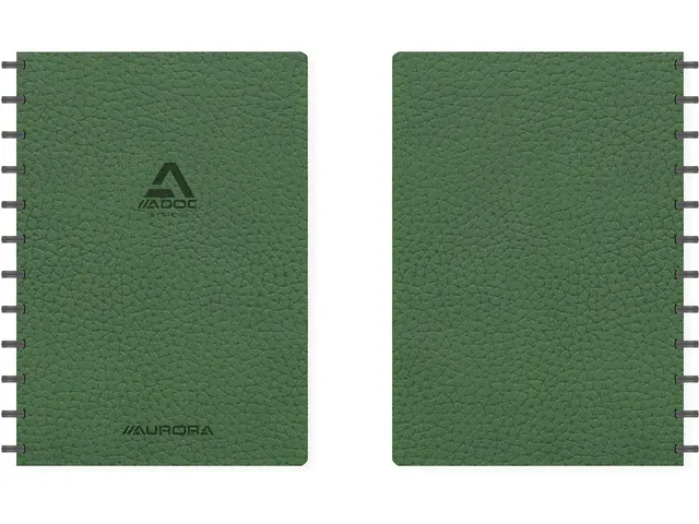 Business schrift A4 144 bladzijden gelijnd groen