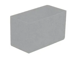 Inzetbak HxLxB 63x108x54mm Polystyreen Grijs 50 stuks - 1