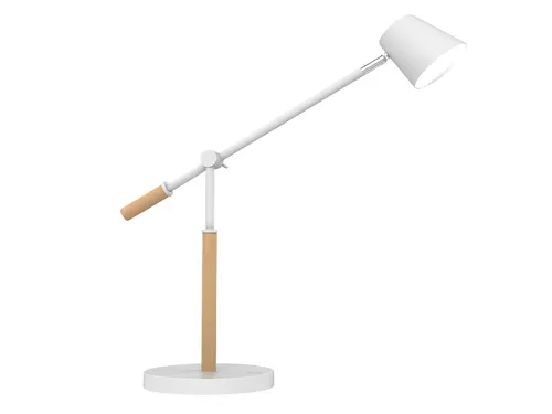 Bureaulamp Unilux Vicky led hout wit