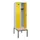 locker met bank,HxBxD 2120x600x815mm,2vak,vak B 300mm,cilinderslot