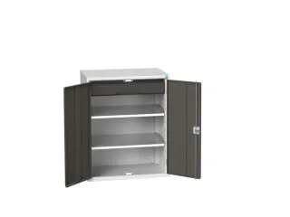 universele kast,HxBxD 1000x800x550mm,2xStalen bodem,1lade(n) - 1