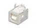 Usb B Vrouwelijk, Enkelvoudige Connector 90°, Voor Pcb