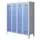 lockerkast v. kinderen,HxBxD 1600x1230x500mm,RAL7035,front RAL5010