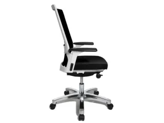 Bureaustoel Zwart Zitting H X B X D 420-550X 480X 460Mm Synchroonmecha - 1