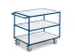chariot à plateaux,force 250kg,3plateau(x),plateau Lxl 990x590mm