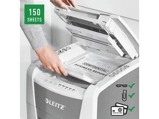 Papiervernietiger Leitz IQ Auto+ Office 150 P-4 snippers 4x28mm - 5