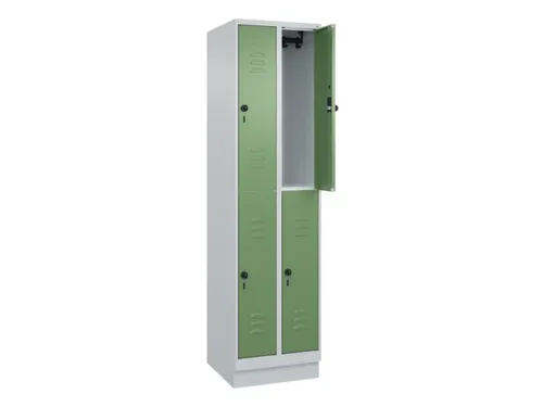 dubbeldekse locker,HxBxD 1950x500x500mm,2x2vak.,vak B 250mm